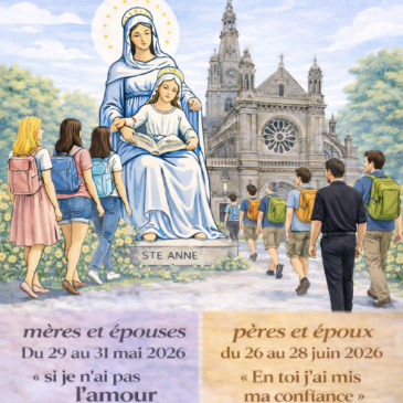 Inscriptions Pèlerinage des mères / épouses et des pères / époux 2026